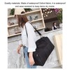 Travel Bag Black Large Capacity Compartment Design Waterproof Oxford Cloth