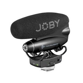 JOBY Wavo PRO Professional Directional Microphone for Camera Mounting, Rod Microphone with Built-in ANR and with Rycote Damping Holder, Dynamic Microphones, Professional Microphone, Microphone Camera