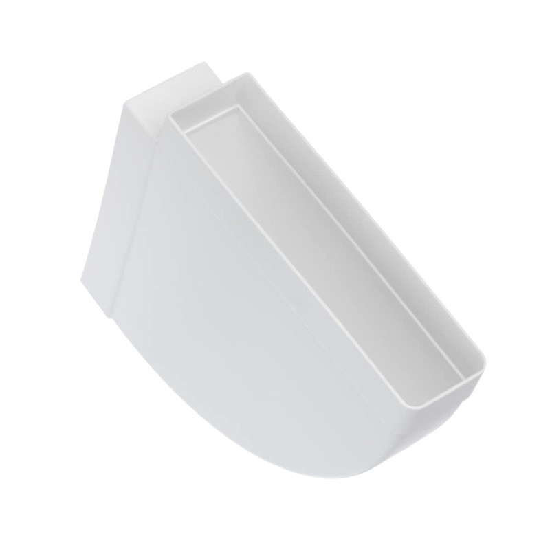 110 x 55 mm Channel Elbow 90° Horizontal for Flat