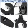 SI SEN Copper Pipe Cutter, Plastic Pipe Cutters, Ratcheting Tubing