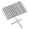 sourcing map 50 Pcs 3mm x 25mm Shelf Pins, Shelf