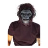 Máscara Chimpancé Mono Animal Oktober Studios Disfraz Terror Negro Black Chimp