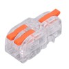 30PCS Quick Splicing Wire Connector Transparent PC Copper Stripping Terminal