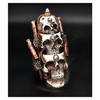 Backflow Incense Burner Skulls Steampunk Backflow Waterfall Incense Holder