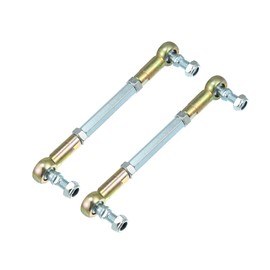 Partuto 2 Pcs 100mm Universal ATV Tie Rod Ball Joint - Stainless Steel Silver Tone Bronze Tone