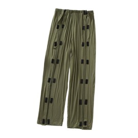 LAROTSUBA Full Open Patients Care Trousers,Unisex Fracture Pants,Bedridden Patient Clothing,Disability Clothes,Suit for Fracture,Disable,Elderly(Man,Military Green,XL)