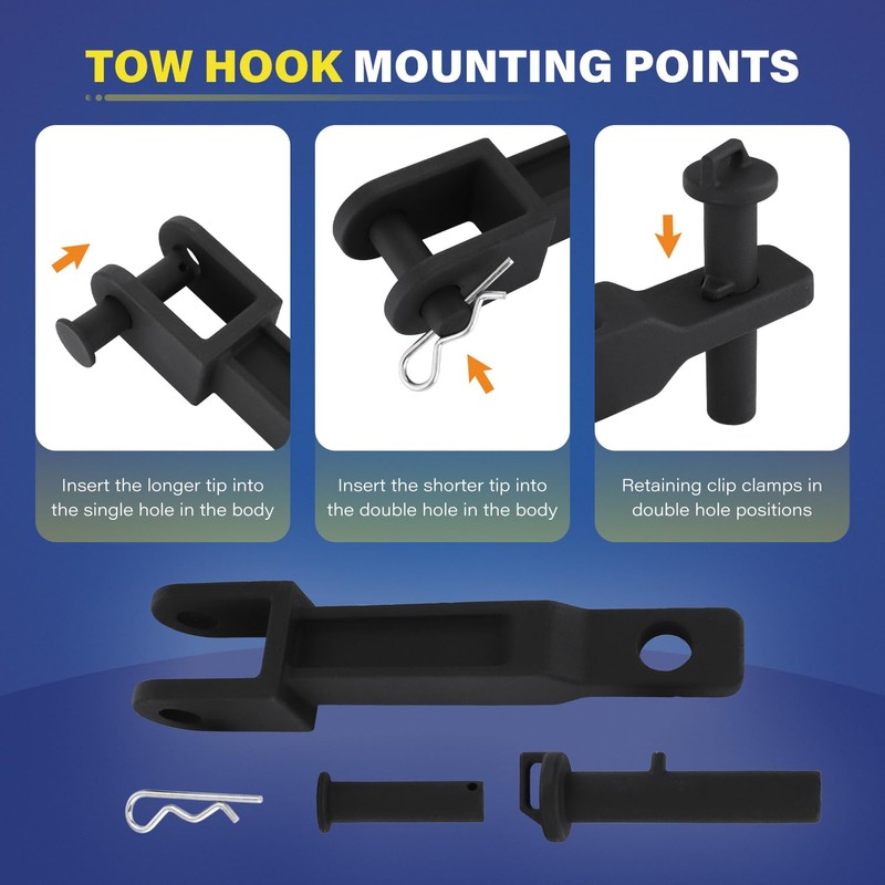 A20-6014 Single Tow Hook Heavy Duty Tow Hook Compatible with