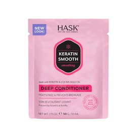 Hask Acondicionador Intensivo y Suavizante, con Queratina y Aceite de Jojoba, Renueva el Cabello Dañado, 50 ml