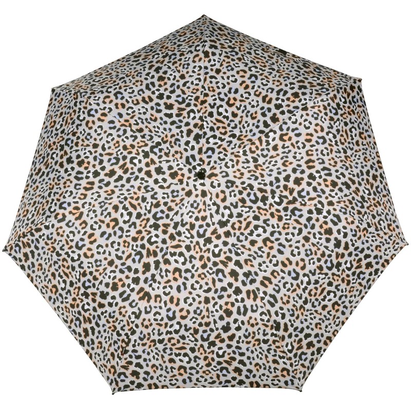 Knirps Slim Duomatic Pocket Umbrella Open-Close Jaguar Apricot, Jaguar Apricot,