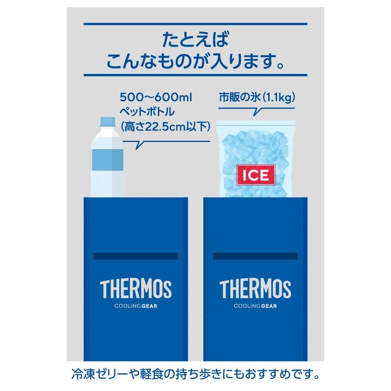 Thermos Sports Cooler Bag 3L Blue Silver with Ice Pack
