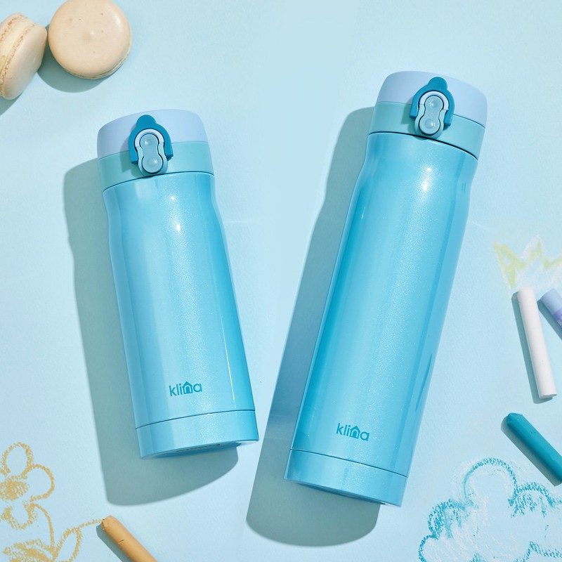 CLINA Insulated/Cold One-Touch Tumbler 500ml Pearl/Blue / 클리나 보온보냉 원터치