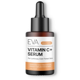 Vitamin C Serum Plus 2% Retinol, 3.5% Niacinamide, 5% Hyaluronic Acid, 2% Salicylic Acid, 10% MSM, 20% Vitamin C - Skin Clearing Serum - Anti-Aging Skin Repair, Supercharged Face Serum (1 oz)