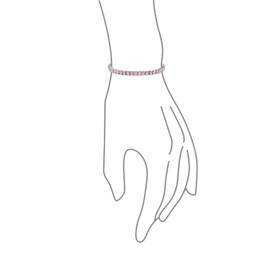 Bling Jewelry 12 Ctw 4 Prong Basket Set Solitaire Round Cubic Zirconia Aaa CZ Tennis Bracelet for Women Prom Bride Silver-Plated Simulated Jewel Colour Birthstones 7.5 Inch, Stone, Cubic Zirconia