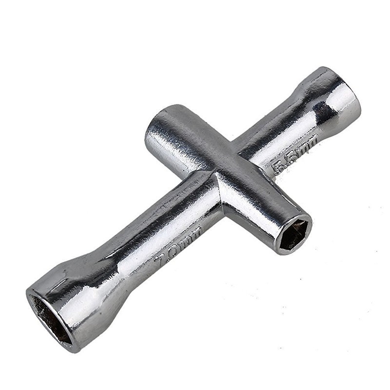 2pcs Hobbypark Aluminum Cross Wrenches Sleeve 4/5/5.5/7mm 8mm 10mm 12mm