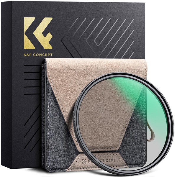 K&F Concept 72mm Polarizing Filter, Ultra Slim Copper Frame CPL