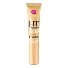 Dermacol Crema Eye and Lip Wrinkle Filler Cream Dermacol 3D Hyaluron Therapy para todo tipo de piel de 15mL