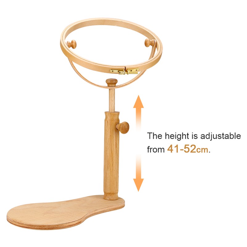 Embroidery Stand Hoop Wood Embroidery & Cross Stitch Hoop Ring