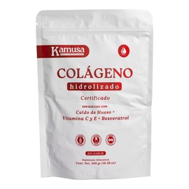 Kamusa Beauty & health supplier | Colágeno Hidrolizado,sabor berries enriquecido con caldo de hueso, vitamina c y e y reservatrol