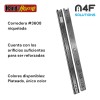 Handyhome Corredera Cajón Handy Home 60cm X 4.5cm 1paquete 2pz