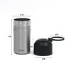 Post General Double Wall Plastic Bottle Holder (Steel Gray)