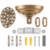 Heavy Duty Canopy Kit with 3.2FT Pendant Light Chain -
