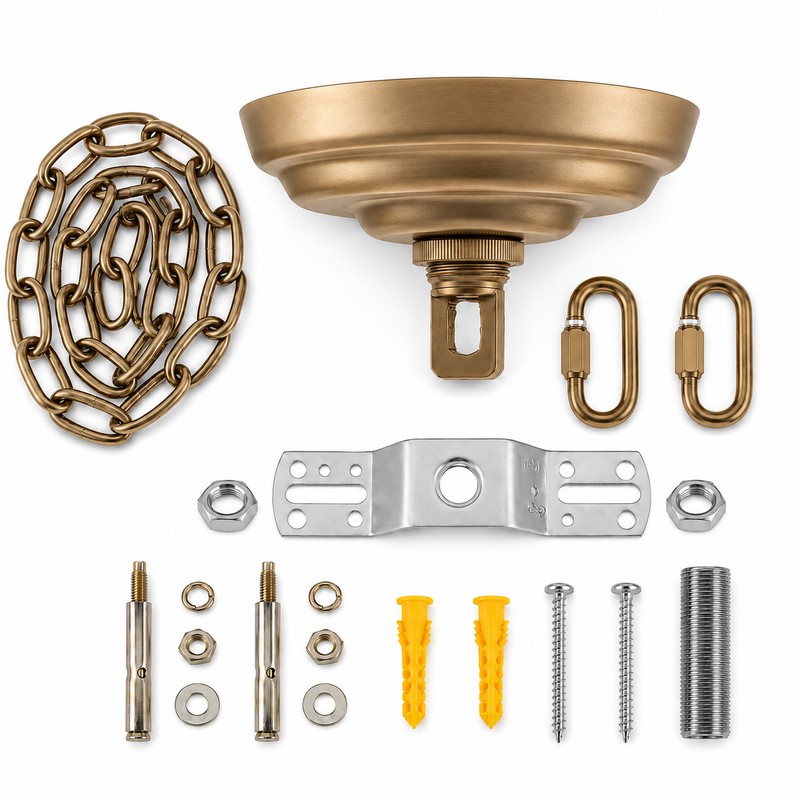 Heavy Duty Canopy Kit with 3.2FT Pendant Light Chain -