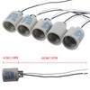 5pcs Ceramic Standard Medimun Screw Base Socket E26 E27 Bulb
