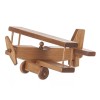 Amish Handmade 12½" AIRPLANE - Bi Plane w/ Pilot Working
