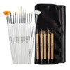 20pc Professional Nail Art Design Painting Detailing, Marbleizing Brushes, Striper