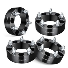 EVIL ENERGY 5x5.5 Wheel Spacers 2 inch Compatible for Ram 1500 1994-2001,5x139.7 mm Hubcentric no Lip 5 lugs 108 mm Hub Bore 1/2x20 Studs Black