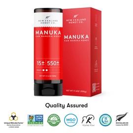 New Zealand Honey Co. Manuka Honey UMF 15+ Squeezy | 500g | 17.6oz