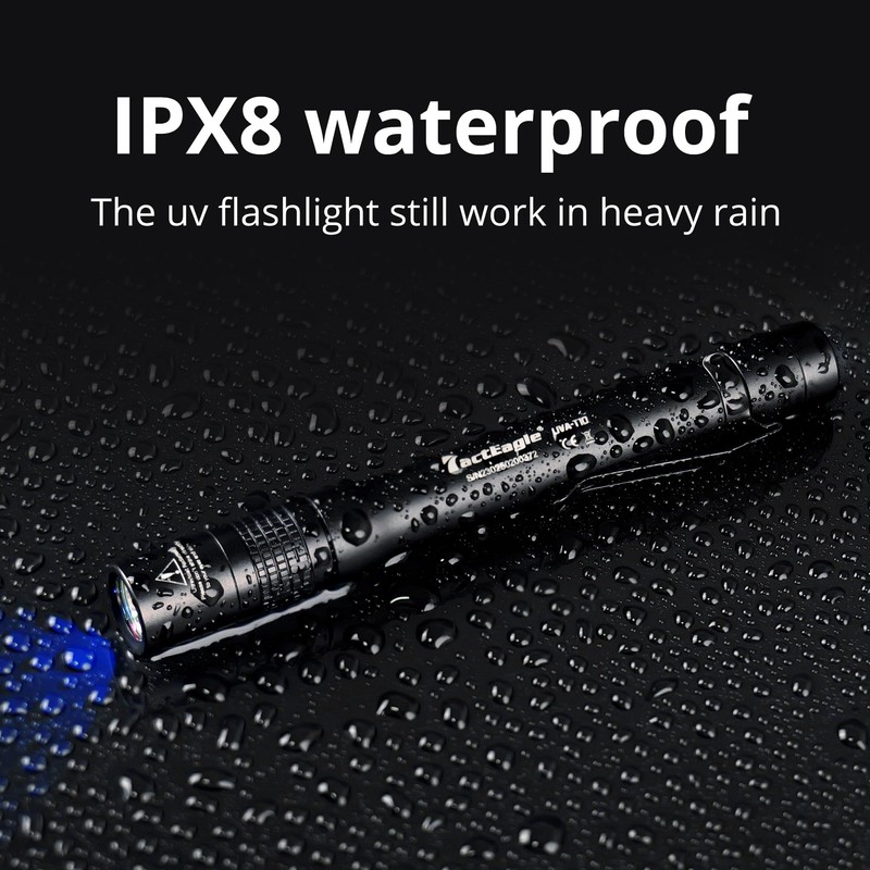 UV Light, UV Flashlight 365nm, Blacklight Flashlight Mini, Dental Curing