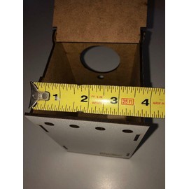 Bird Nesting Box Wood Canary Finch Parakeet Budgie (Small (4x4))