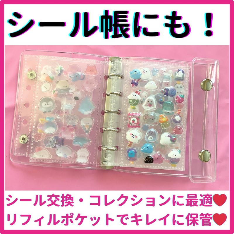 [number-kp] Seal Notebook, Transparent, M5 Size, 10 Refills + Mini