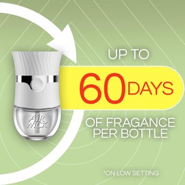 Air Wick Plug in Scented Oil Refill, 10ct, Fresh Linen, Air Freshener, Essential Oils, Eco Friendly Pack