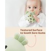 2-in-1 Baby Teething Toy, Easy Grasp Oball Rattle & Teether