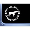 German Shorthair Pointer Sticker Angel OS 326 vinyl 6" Decal
