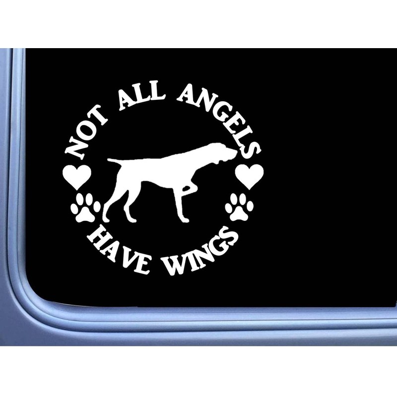 German Shorthair Pointer Sticker Angel OS 326 vinyl 6" Decal