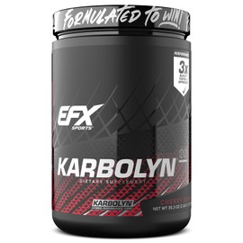 EFX Sports Karbolyn Fuel | Fast-Absorbing Carbohydrate Powder | Carb Load, Sustained Energy, Quick Recovery | Stimulant Free | 19 Servings (Cherry Bomb)