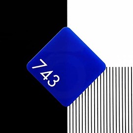 Perspex 743 Blue Cast Acrylic Sheet - 250x150x3mm