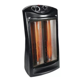 Beyond Breeze 1500W Hi Low Quartz Radiant Electric Space Tower Heater Adjustable Thermostat