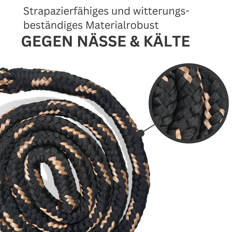 Lead Rope Horse with Panic Hook Rose Gold Horse Knitting