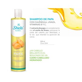 Shampoo De Papa 530ml Nutritivo Fortificante Y Reparador