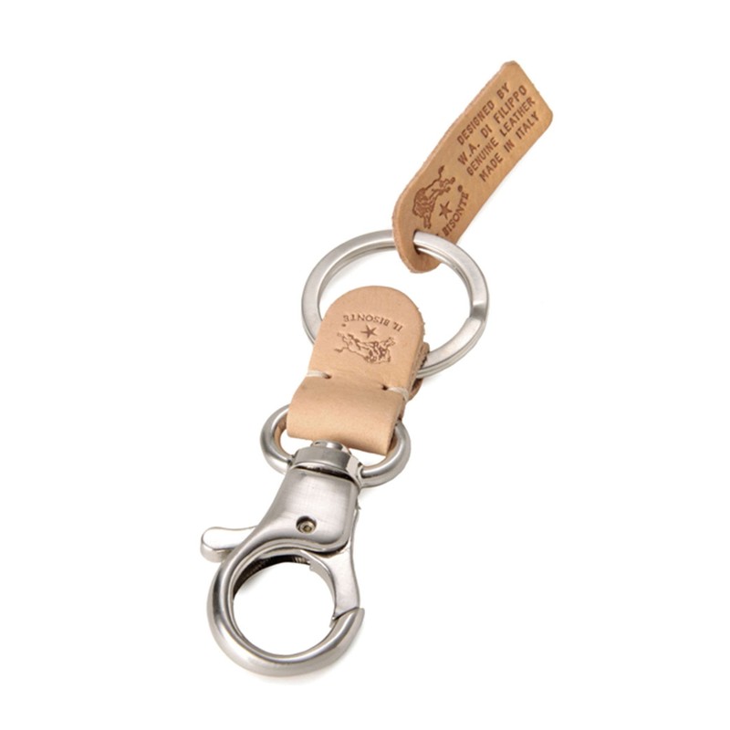 Il Bisonte 54_1_5452300150 Key Ring, Black