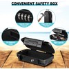 temracha Portable Lock Box, Combination Security Case LockBox with Code,