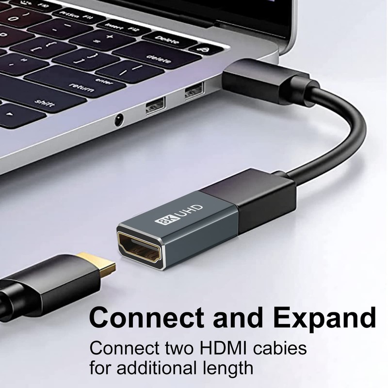 Twozoh 8K HDMI Coupler (2-Pack), HDMI 2.1 Female to Female