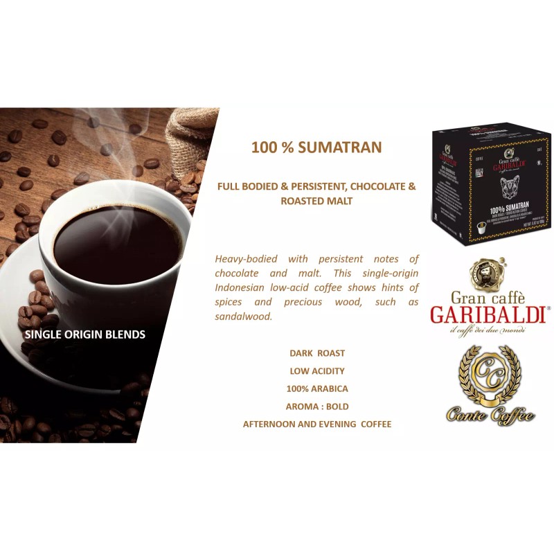 Gran Caffe Garibaldi 18 CT Single Serve Coffee Cups for