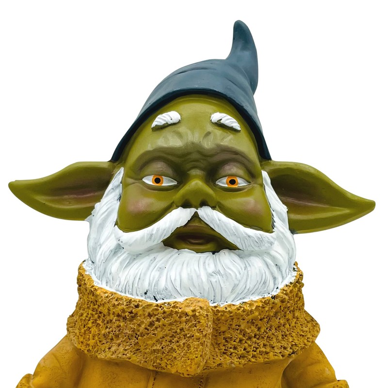 SEWAS Garden Gnome Master Joka Gnome Hand Painted and Weatherproof