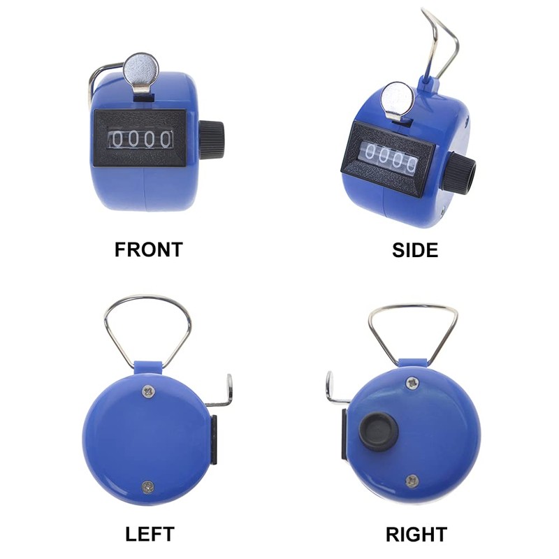 TopTie Hand Tally Counter, 4-Digit Mechanical Golf Clicker Counter Handheld,