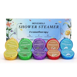 Shower Steamers Aromatherapy Vapor Shower Tablets: 10 Packs Shower Bombs Birthday Gifts for Women Men Relaxation Lavender